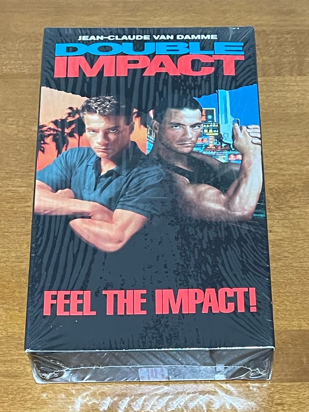 “Double Impact” Movie, 1991 VHS Tape, Jean-Claude Van Damm, Factory Sealed